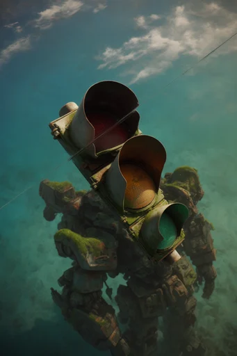 Verdant Relic Odyssey style reference image — lush moss-covered textures