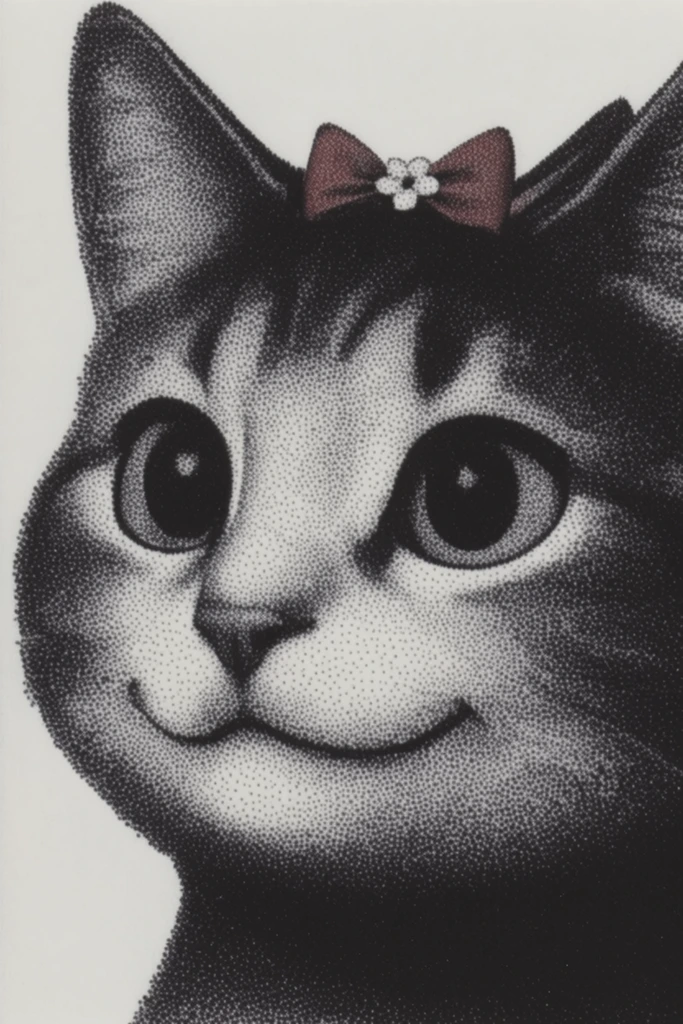 Monochrome Graphic Realism style AI image example 3