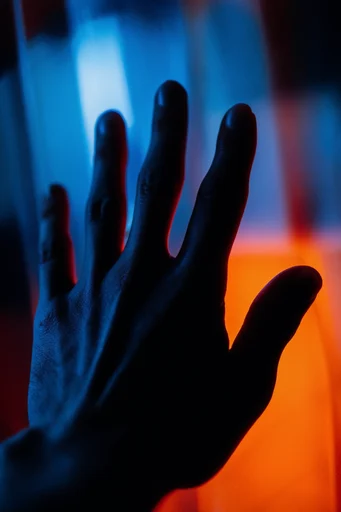 Cinematic Neo-Noir Liminality style reference image — complementary color grading
