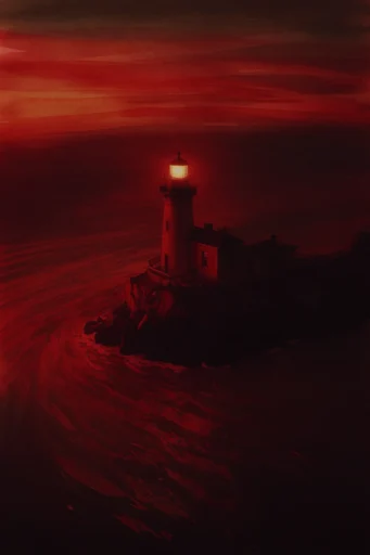 Cinematic Crimson Noir style reference image — cinematic suspense