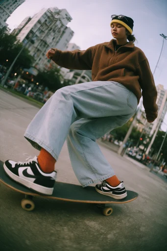 Nostalgic Urban Cinematic style reference image — candid narrative realism