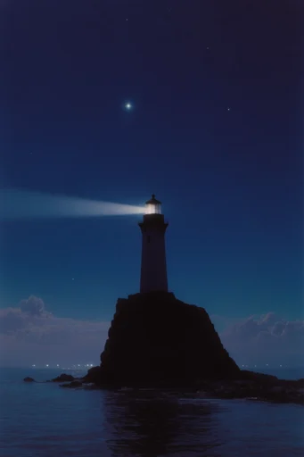 Nocturnal Bioluminescent Minimalism style reference image — minimalist silhouette