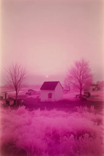 Surreal Infrared Americana style reference image — cinematic nocturne