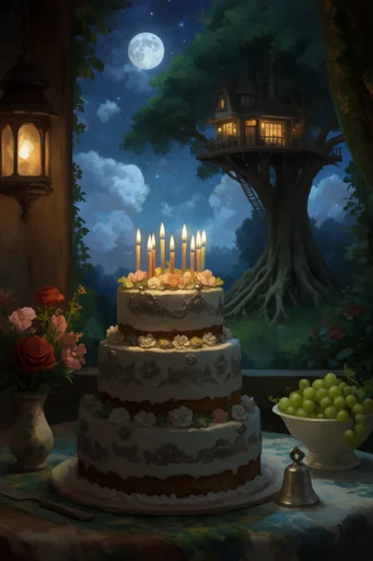 Luminous Twilight Fantasy style reference image — magical realism