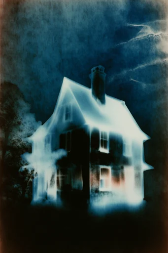 Ethereal Spectral Noir style AI image example 4