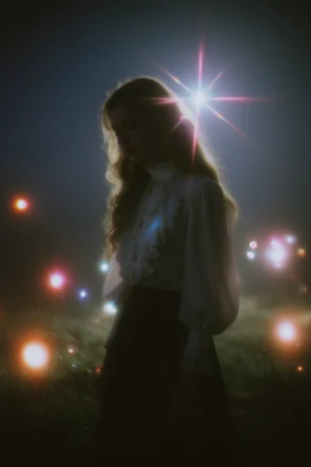 Ethereal Nocturnal Dreamscape style reference image — dreamy overexposure