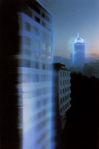 Spectral Analog Glitch style reference image — CRT scanlines