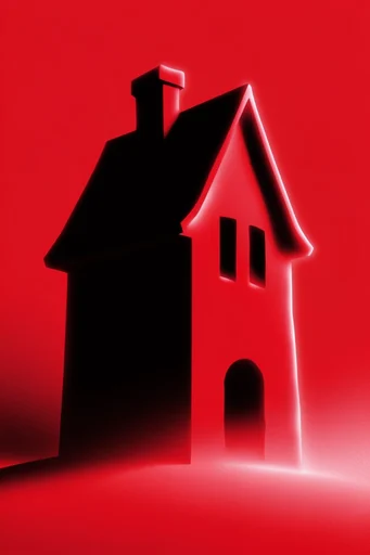 Graphic Crimson Minimalism style AI image example 4