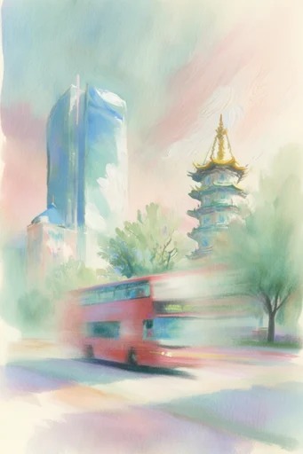 Ethereal Pastel Impressionism style reference image — ethereal pastel palette