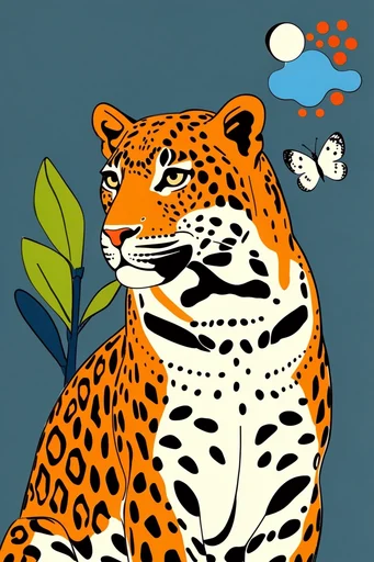 Graphic Pop Synthesis style AI image example 3