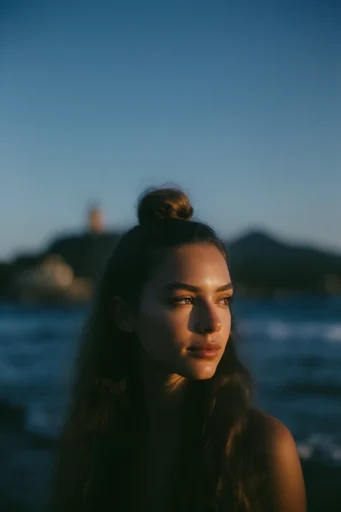 Cinematic Melancholic Minimalism style reference image — shallow depth of field