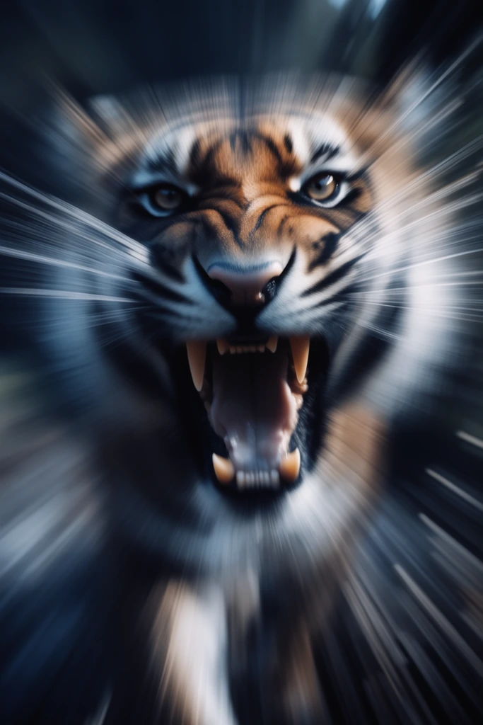 Kinetic Luminous Flux style AI image example 3