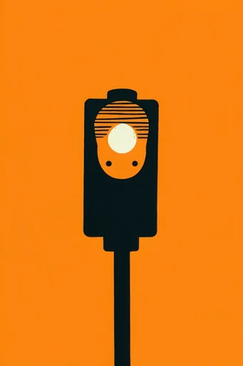 High-Contrast Graphic Minimalist style reference image — bold flat silhouettes