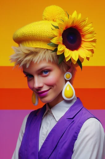 Hyper-Saturated Surreal Pop moodboard — generate AI images in this style
