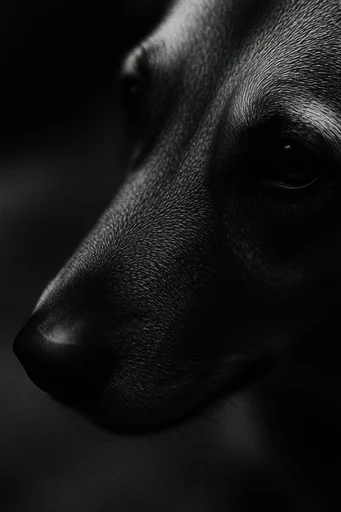 Cinematic Noir Minimalism style reference image — sculptural shadows