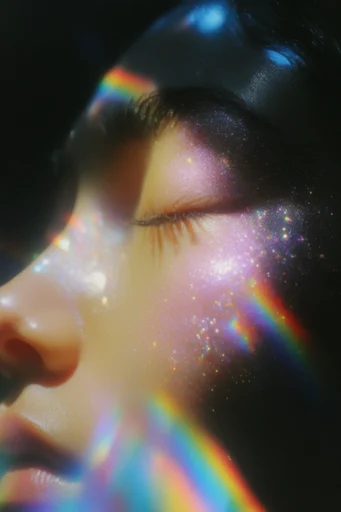 Spectral Prismatic Etherealism moodboard — generate AI images in this style