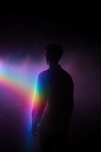 Spectral Twilight Noir moodboard — generate AI images in this style