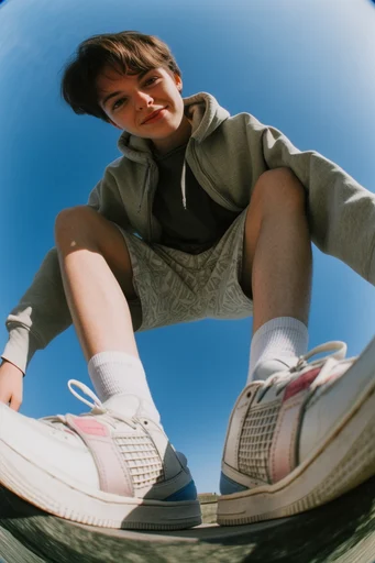 Dynamic Wormseye Streetwear moodboard — generate AI images in this style