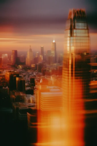 Fiery Kinetic Motion style reference image — long exposure