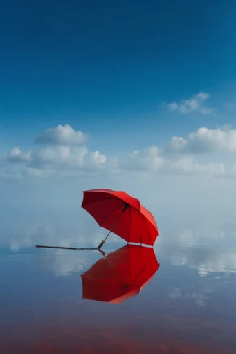 Surreal Infinite Horizon style reference image — minimalist surrealism