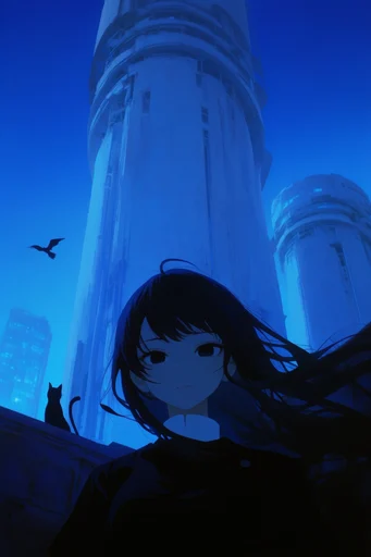 Celestial Cobalt Dreamscape style reference image — cinematic lighting