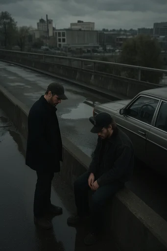 Gritty Cinematic Realism style reference image — desaturated cool tones