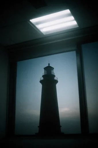 Cinematic Analog Isolation style reference image — retro analog texture
