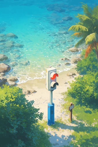 Nostalgic Ghibli Verdancy style reference image — hand-painted gouache and watercolor texture