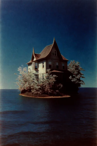 Atmospheric Surrealist Nostalgia style AI image example 4