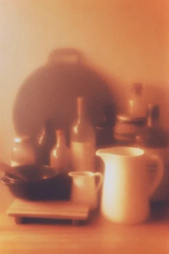 Ethereal Amber Haze style reference image — motion blur