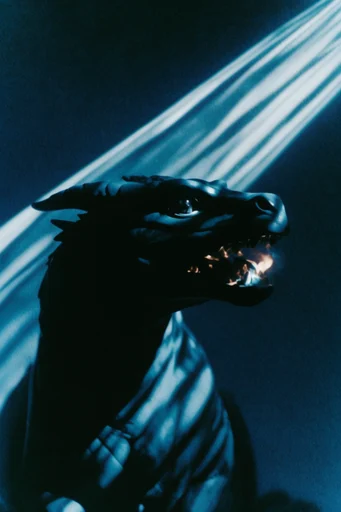 Cyanic Cyber Noir style reference image — motion blur