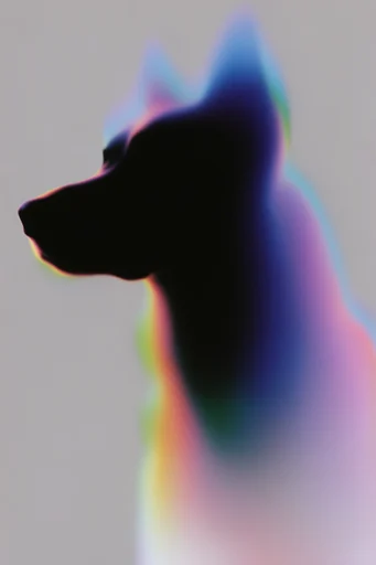 Chromatic Liminal Aura style reference image — minimalist high-contrast