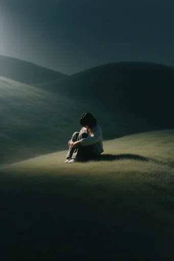 Cinematic Chiaroscuro Solitude moodboard — generate AI images in this style