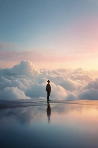 Ethereal Mirror Surrealism moodboard — generate AI images in this style