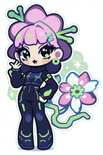 Neon Punk Vectorism style reference image — aggressive mascot aesthetic