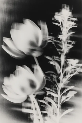 Spectral Kinetic Noir style reference image — ethereal motion blur