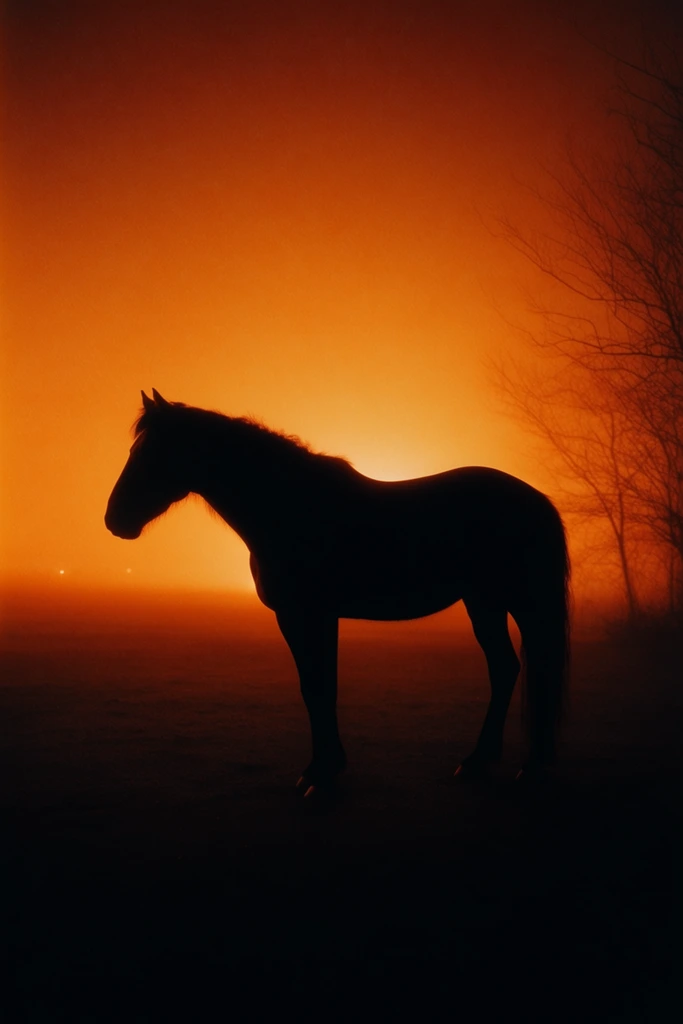 Luminous Amber Noir style AI image example 3