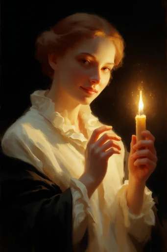 Luminous Impasto Chiaroscuro style reference image — visceral organic forms