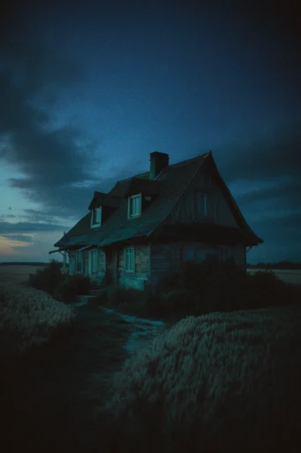 Nocturnal Liminal Noir style reference image — liminal space atmosphere