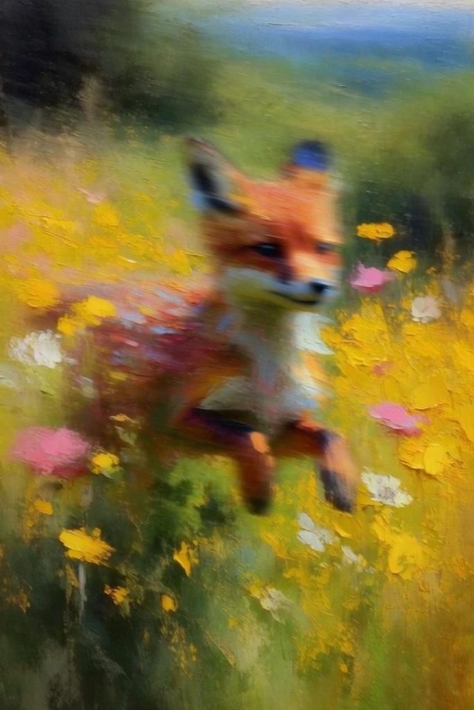 Luminous Impressionist Motion style AI image example 3