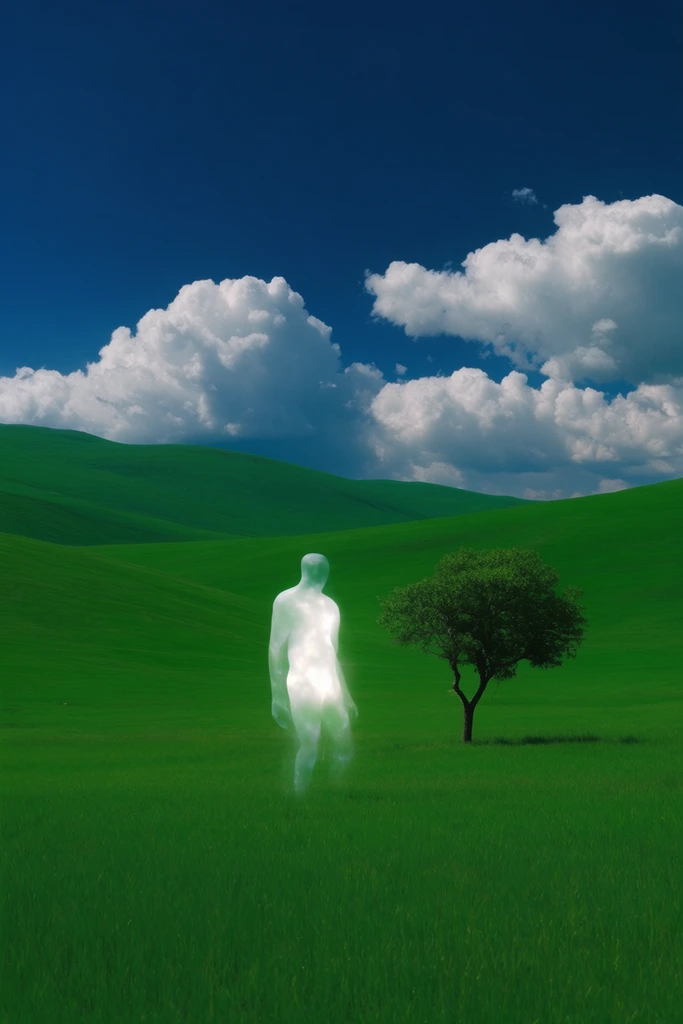 Surreal Liminal Chromatics style AI image example 1