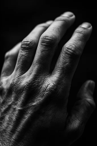 Monochrome Chiaroscuro Minimalism style reference image — low-key studio lighting