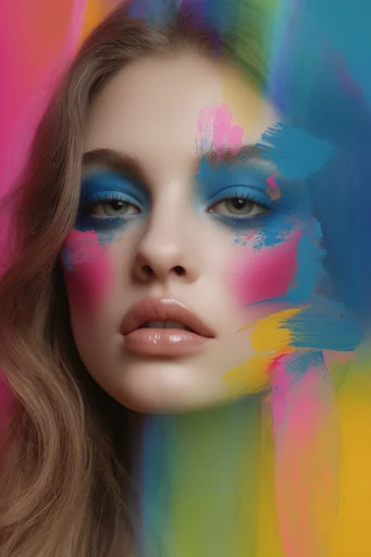 Prismatic Avant-Garde Beauty style AI image example 2