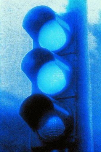 Luminous Cobalt Nocturne style reference image — deep cobalt monochrome