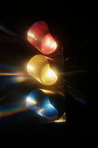 Ethereal Prismatic Luminance style reference image — prismatic light refraction