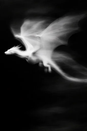 Kinetic Spectral Monochrome style reference image — chiaroscuro lighting