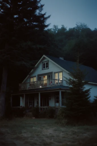 Cinematic Twilight Solitude style AI image example 4