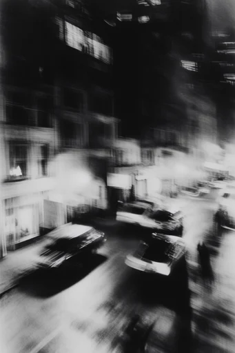 Kinetic Spectral Noir style reference image — motion blur