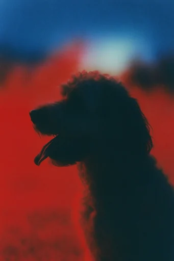 Cinematic Neon Noir style reference image — minimalist nocturnal mood