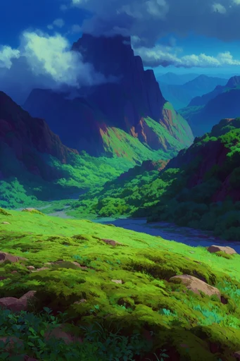 Luminous Surreal Pastoral style reference image — studio ghibli style